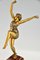 Guiraud Rivière, Sculpture Art Déco d'une Danseuse Bacchanale, Bronze 7