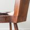 Portugiesischer Vintage Dreibein Stuhl mit Rindsleder, 1940er 13