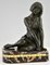 Art Deco Buchstützen aus Bronze in Nymphen- und Faun-Optik von Pierre Le Faguays, 2er Set 4