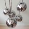 Vintage 5-Shade Sputnik Cascade Lamp, 1970s 9