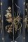 Large Chinoiserie Dressing Screen in Black Lacquer, 1900s 5