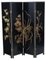 Large Chinoiserie Dressing Screen in Black Lacquer, 1900s 2