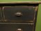 Tall Vintage Chest of Drawers in Black Painted Pine with Cup Handles 12