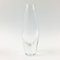 Scandinavian Clear Glass Vase by Sven Palmqvist for Orrefors, Sweden, 1950s 1
