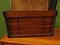 Large Vintage Engineers Tool Chest Drawers in Wood with Slide Front and Lid 3