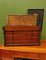 Large Vintage Engineers Tool Chest Drawers in Wood with Slide Front and Lid 2