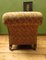 Chaise Longue Arts & Crafts Style Kilim Antique en Tissu avec Rangement 6
