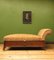 Antique Arts & Crafts Kilim Style Fabric Chaise Lounge with Storage, Image 1