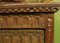 Antique Country Livery Cupboard in Carved Oak 4