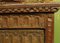 Antique Country Livery Cupboard in Carved Oak, Image 4