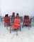 Modern Italian Leather Dining Chairs, 1980s, Set of 8 21