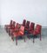 Modern Italian Leather Dining Chairs, 1980s, Set of 8 29