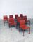 Modern Italian Leather Dining Chairs, 1980s, Set of 8, Image 26