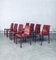 Modern Italian Leather Dining Chairs, 1980s, Set of 8 31