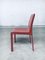 Modern Italian Leather Dining Chairs, 1980s, Set of 8, Image 9