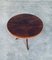 Art Deco French Rosewood Tripod Round Side Table, 1930s 9