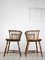 Antique Windsor Chairs with Low Back, Set of 2, Image 5