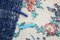 Alfombra de pasillo vintage en azul con flores, Imagen 9