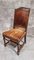 Antique Dining Chairs in Hand Carved Oak and Distressed Leather, Set of 9, Image 15