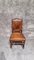 Antique Dining Chairs in Hand Carved Oak and Distressed Leather, Set of 9 28