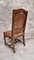 Antike Esszimmerstühle aus handgeschnitzter Eiche und Leder, 9er Set 20