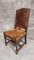Antike Esszimmerstühle aus handgeschnitzter Eiche und Leder, 9er Set 18