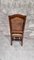 Antique Dining Chairs in Hand Carved Oak and Distressed Leather, Set of 9 23