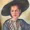 Marie Palmers de Terlamen, Porträt einer Dame, 1930er, Pastell auf Karton 2