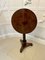 Antique Victorian Figured Mahogany Lamp Table 2