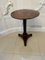 Antique Victorian Figured Mahogany Lamp Table 4