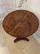 Antique Victorian Figured Mahogany Lamp Table 7