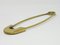 Safety Pin Paperweight in Brass by Carl Auböck for Werkstätte Carl Auböck, Image 8