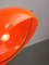Lámpara colgante era espacial naranja de acrílico y metal, años 70, Imagen 10