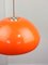 Space-Age Orange Pendant Lamp in Acrylic and Metal, 1970s, Image 4