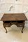 Antiker George III Lowboy aus Eiche 5