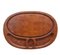 Oval Cutting Board or Serving Dish in Solid Teak from Digsmed, Denmark 1