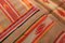Kilim Rug in Wool with Striped Pattern 10