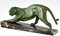 Plagnet, Art Deco Pantherskulptur aus Marmor 2