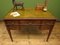Antique Writing Desk in Mahogany with Leather Top, Image 5