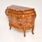 Antique Dutch Marquetry Bombe Commode in Olive Wood 3