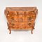 Antique Dutch Marquetry Bombe Commode in Olive Wood 2