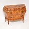 Antique Dutch Marquetry Bombe Commode in Olive Wood, Image 1