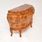 Antique Dutch Marquetry Bombe Commode in Olive Wood 11