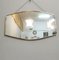Brass Mirror in the Style of Gio Ponti, Italy, 1960s 6