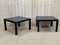 Side Tables in Matte Blackck Sycamore & Maple, 1970s, Set of 2 9