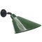 Industrial Green Enamel & Cast Iron Factory Wall Lamp 3