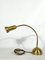 Vintage Italian Adjustable Brass Table Lamp, 1960s 9