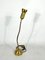 Verstellbare italienische Vintage Tischlampe aus Messing, 1960er 7