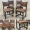 19th Century Louis XII Dining Chairs in Oak, Set of 4, Image 2