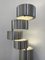 Italian Brushed Stainless Steel Floor Lamp from Stilux Milano, 1970s, Image 13
